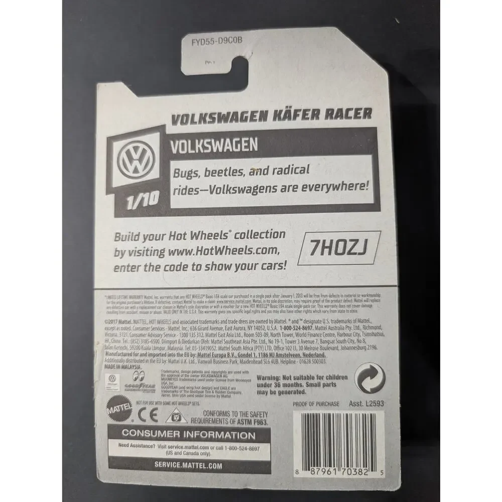 Hot Wheels Volkswagen Käfer Racer Lot of 2 Sealed VW Variations